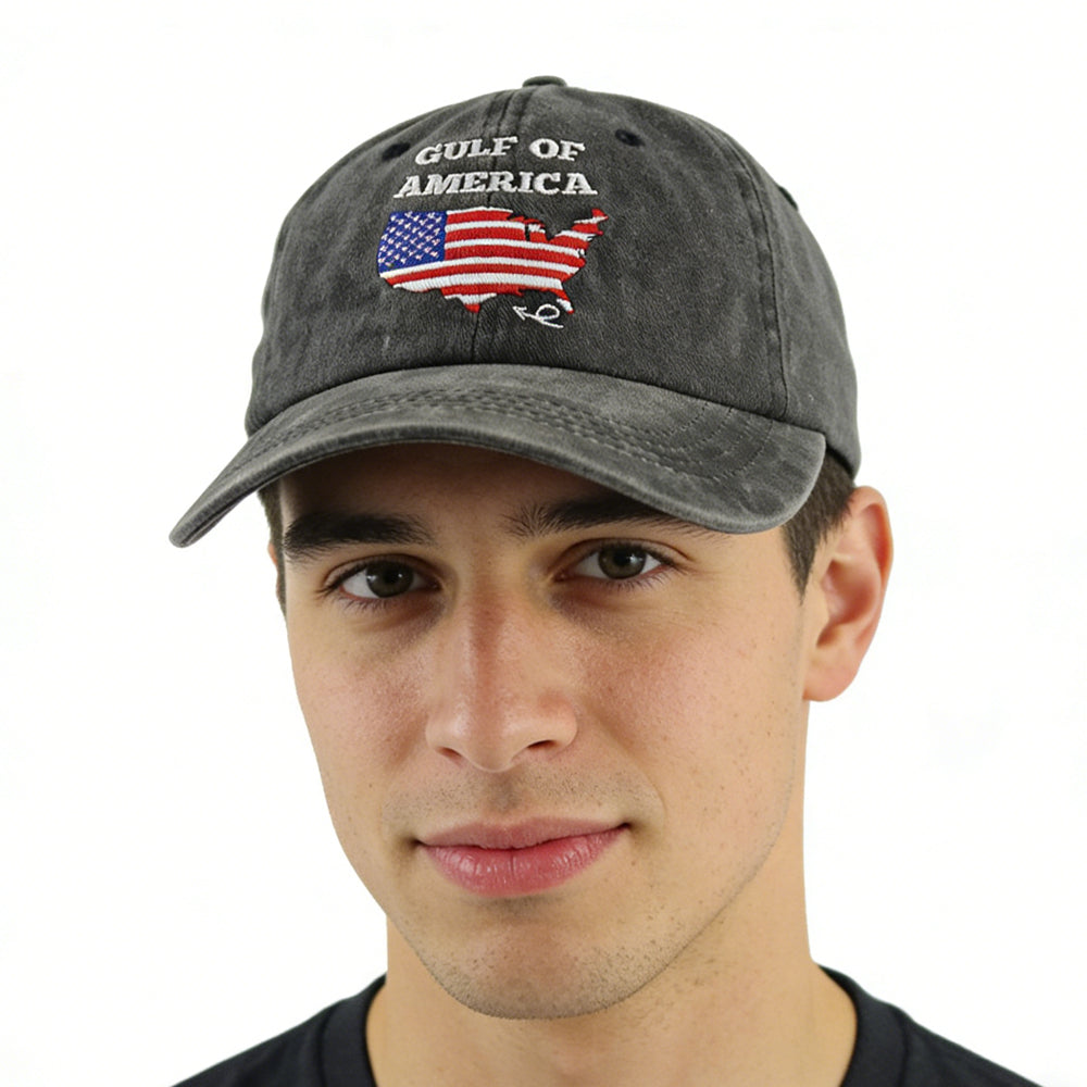 2Pcs Gulf of America Hat for Men Women - Image 2