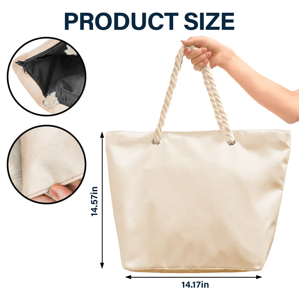 Girls Trip A Lot Of Laughter & Memories - Personalized Beach Bag - Image 7