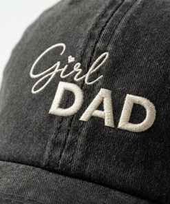 Alternative view of Girl Dad, Father's Day Retro Faux Embroidery Cap, Gift For Him