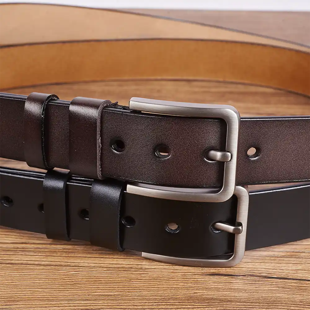 Now You Will Always Think Of Me - Funny Gift For Husband, Boyfriend From Wife, Girlfriend - Personalized Engraved Leather Belt - Image 3