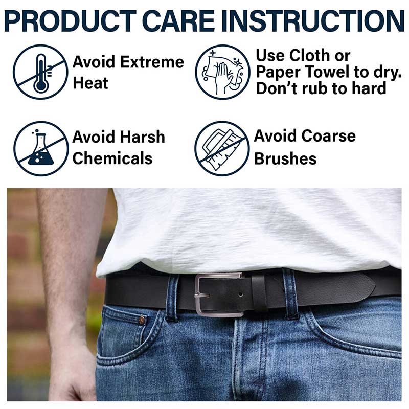 World's Best Papa Belongs To Grandkids - Personalized Engraved Leather Belt - Image 4